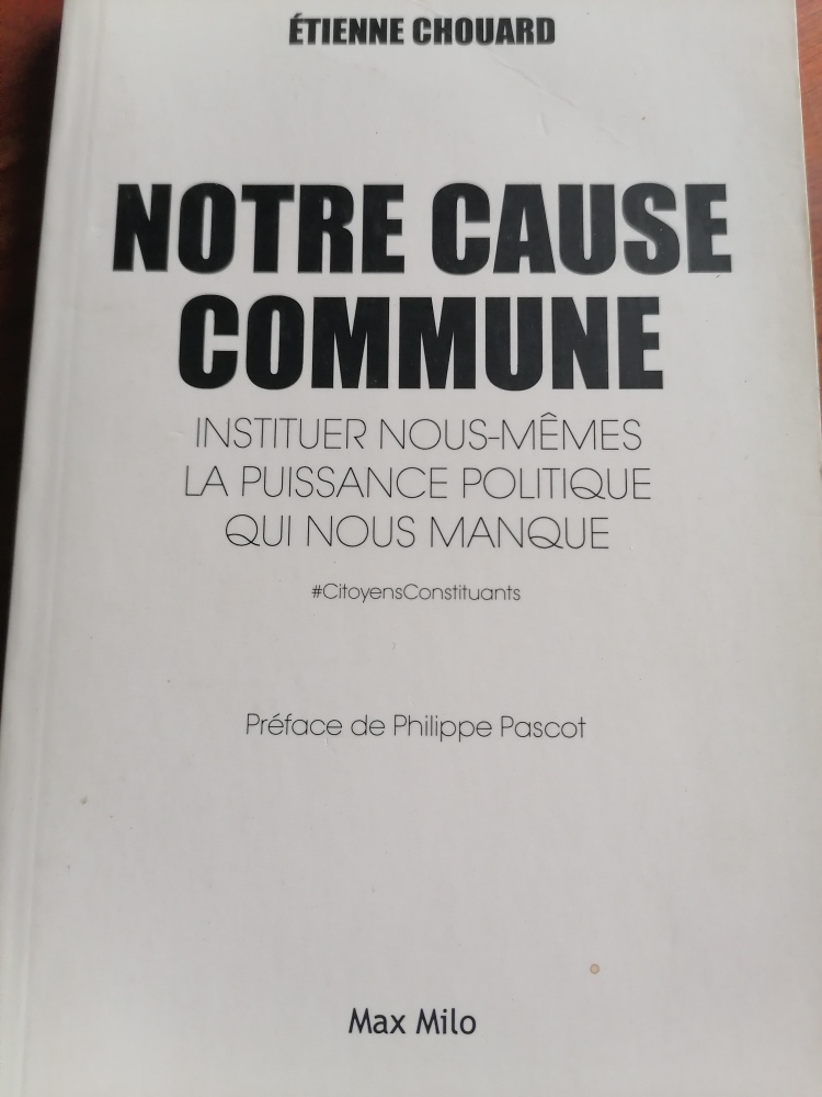 Livre "Notre cause commune"