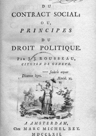 DU CONTRAT SOCIAL Jean-Jacques Rousseau